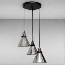 Люстра підвісна Light House LS-17160F-3 BK (300) чорна