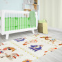 Зображення Коврик детский 1,2х1,8mх8mm Ростомер жираф-Слоники (280) SW-00001377 ИМ Light-Deco 8 