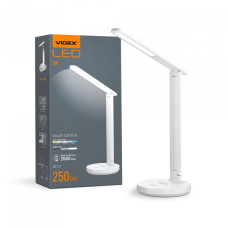 Настільна лампа світлодіодна з акумулятором LED VIDEX VL-TF16W 5W 1800-5000K біла