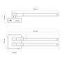 Изображение LED світильник настінний VIDEX WL042 10W 3000-4000-6000K Black ИМ Light-Deco 2 