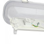 Изображение LED світильник IP65 лінійний під лампу 2хТ8 VIDEX 0,6М 220V ИМ Light-Deco 10 