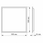 Зображення LED панель VIDEX 48W 6000K матова 2шт/упак ИМ Light-Deco 2 