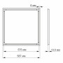 Изображение LED панель ART VIDEX 40W 4100K ИМ Light-Deco 2 