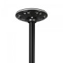 Изображение Светильник автономный парковый светодиодный LED IP54 VIDEX 1400Lm Сенсорный черный  ИМ Light-Deco 5 