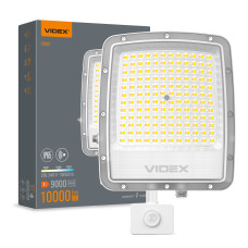 LED прожектор VIDEX F5 100W 3000-5000-6500K з датчиком руху 230V White (VL-F5-100CW-S) LED прожектор VIDEX F5 100W 3000-5000-6500K з датчиком руху 230V White (VL-F5-100CW-S)