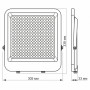 Изображение Прожектор светодиодный LED VIDEX PREMIUM F2 200W 5000K серый ИМ Light-Deco 4 