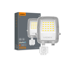 LED прожектор VIDEX F5 20W 3000-5000-6500K з датчиком руху 230V White (VL-F5-020CW-S) LED прожектор VIDEX F5 20W 3000-5000-6500K з датчиком руху 230V White (VL-F5-020CW-S)