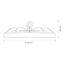 Зображення LED світильник висотний VIDEX HBe04 150W 3000-5000-6500K 230V White ИМ Light-Deco 13 