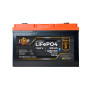 Зображення Аккумулятор LP LiFePO4 12,8V – 100 Ah (1280Wh) (BMS 100A/50А) пластик LCD USB Smart BT ИМ Light-Deco 