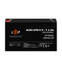 Зображення Распродажа (3859) Аккумулятор AGM LPM 6V - 7,2 Ah 09/2023 ИМ Light-Deco 1 