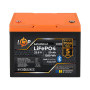 Изображение Аккумулятор LP LiFePO4 25,6V - 50 Ah (1280Wh) (BMS 80A/50А) пластик Smart BT ИМ Light-Deco 