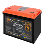 Зображення Аккумулятор LP LiFePO4 12,8V - 100 Ah (1280Wh) (BMS 100A/50А) пластик Smart BT ИМ Light-Deco 4 