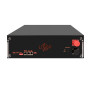 Зображення Аккумулятор LP LiFePO4 51,2V - 100 Ah (5120Wh) (BMS SP 100A/50А) RM RS485/CAN LCD BL ИМ Light-Deco 1 