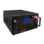 Изображение Аккумулятор LP LiFePO4 25,6V - 280 Ah (7168Wh) (BMS 200A/100А) LCD металл Smart RM RS485/CAN ИМ Light-Deco 1 