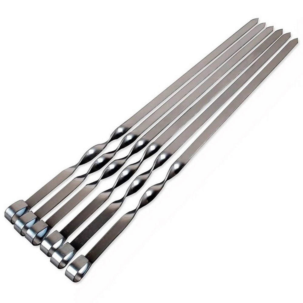 Изображение Набор шампуров 6 штук из нержавеющей стали 55x1см BQ-19 ИМ Light-Deco 