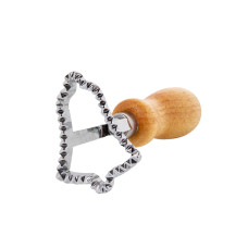 Штамп для печенья 10 см (цинковый сплав/дерево)