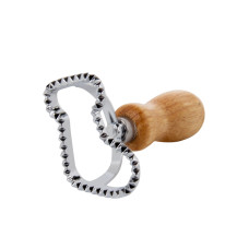 Штамп для печенья 10 см (цинковый сплав/дерево)