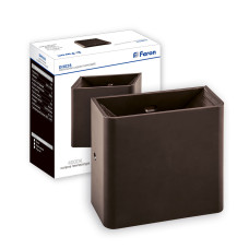 Світильник настінний світлодіодний архітектурний Feron DH028 коричневий