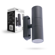 Настінний світильник вуличний накладний бра Feron DH0704 сірий