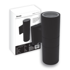 Світильник настінний фасадний Feron DH0702 чорний