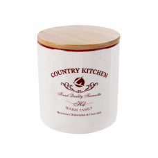 Банка для сыпучих продуктов country kitchen 620мл 10x11см