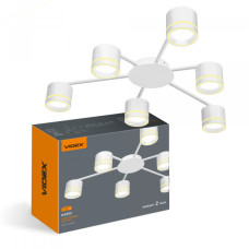 Світильник VIDEX під лампу 6xGX53 накладний білий VL-SPF21B-WP