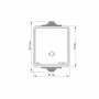 Изображение IP65 Кнопка дзвінка сіра VIDEX BINERA ИМ Light-Deco 3 