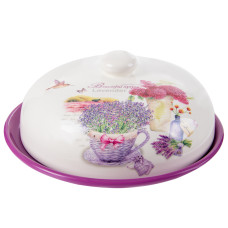Блюдо з кришкою лаванда 23см.