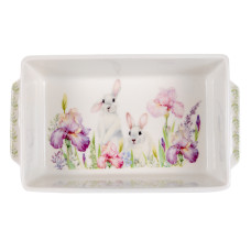 Блюдо для запекания ирисы 20х12х6 см