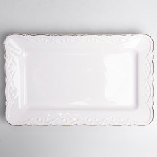 Блюдо сервировочное прямоугольное фарфоровое Pearl 25,5*15,5 см Yiwu HP-HK-C12 Блюдо сервировочное прямоугольное фарфоровое Pearl 25,5*15,5 см Yiwu HP-HK-C12