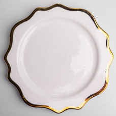 Блюдо сервировочное фарфоровое Antique White 30 см Yiwu HKPP-12 Блюдо сервировочное фарфоровое Antique White 30 см Yiwu HKPP-12