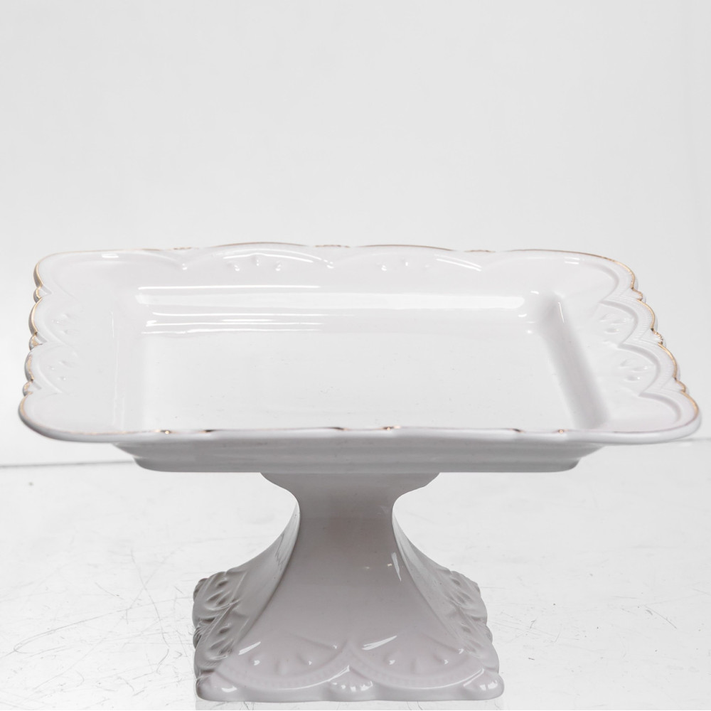 Изображение Блюдо сервировочное фарфоровое Pearl 15*15 см Yiwu 120-YH-HG046 ИМ Light-Deco 