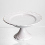 Изображение Блюдо на ножке фарфоровое Pearl 30,5 см Yiwu 120-YH-HG049 ИМ Light-Deco 2 