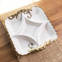 Зображення Менажница фарфоровая Margaret на 5 секций 29*29 см Yiwu YYSH1242 ИМ Light-Deco 1 