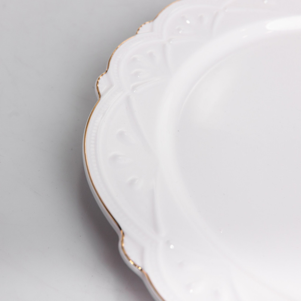 Изображение Блюдо сервировочное круглое фарфоровое Pearl 30,5 см Yiwu HP-HK-C18 ИМ Light-Deco 3 