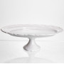 Изображение Блюдо на ножке фарфоровое Pearl 25,5 см Yiwu 120-YH-HG050 ИМ Light-Deco 