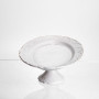 Изображение Блюдо на ножке фарфоровое Pearl 25,5 см Yiwu 120-YH-HG050 ИМ Light-Deco 2 