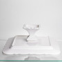Изображение Блюдо на ножке квадратное фарфоровое Pearl 30,5*30,5 см Yiwu 120-YH-HG039 ИМ Light-Deco 4 
