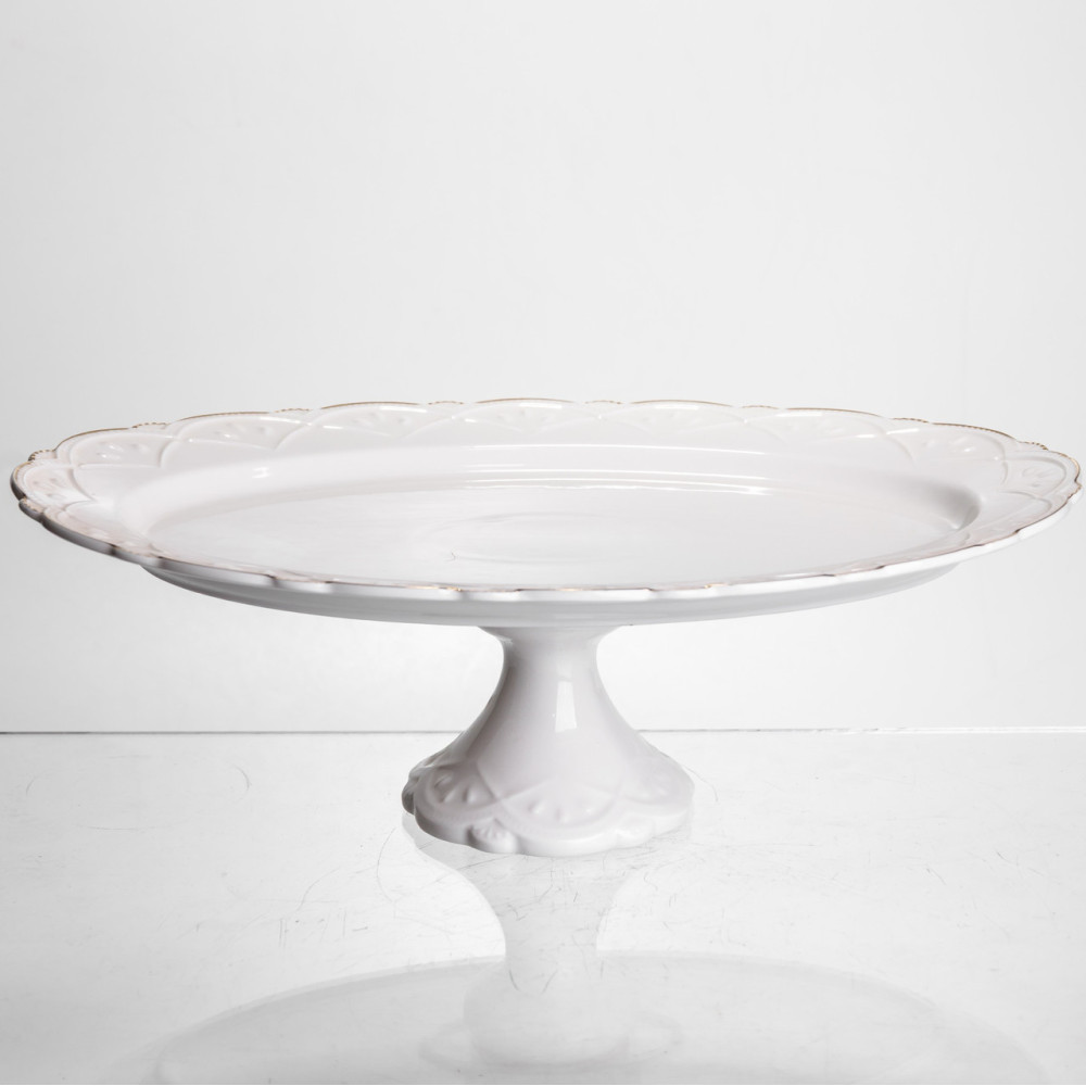 Изображение Блюдо сервировочное фарфоровое Pearl 35,5 см Yiwu 120-YH-HG048 ИМ Light-Deco 