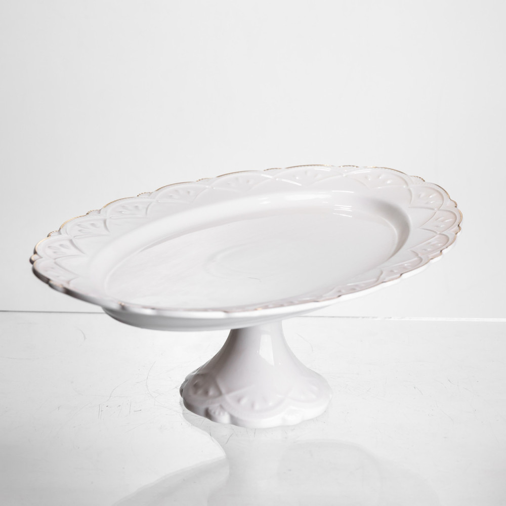 Изображение Блюдо сервировочное фарфоровое Pearl 35,5 см Yiwu 120-YH-HG048 ИМ Light-Deco 2 