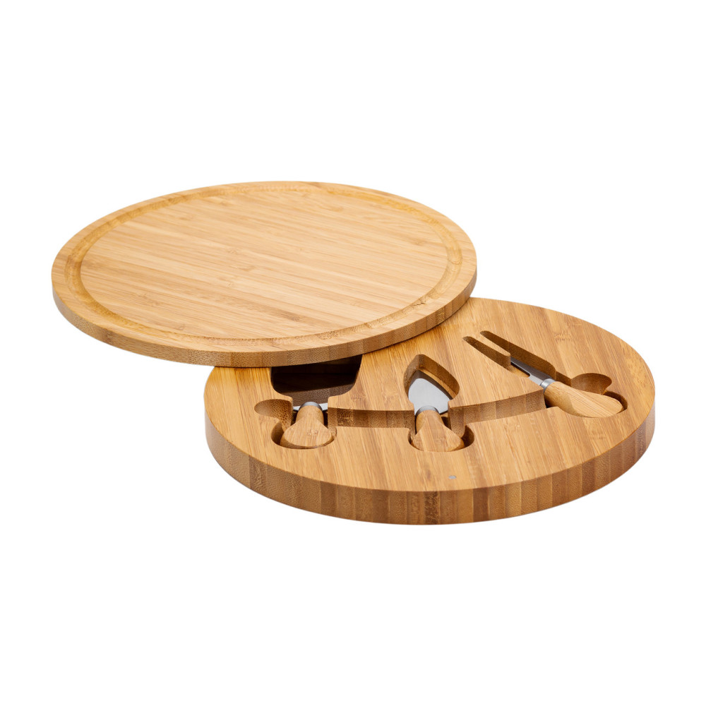 Зображення Набор для нарезки сыра Ø 25 со стеклянной крышкой HP1230 ИМ Light-Deco 3 