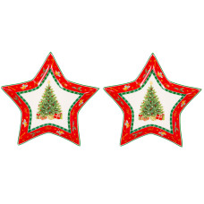 Набір блюд з 2х шт christmas delight 15см