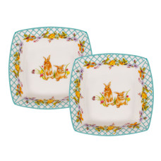 Набір блюд з 2х шт funny bunny 16х4,5см