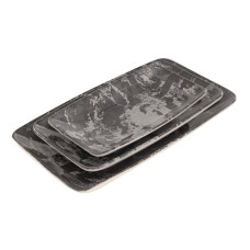 Набір блюд graphite 10х17см 14,5х25см 17х30см