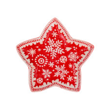 Блюдо snowflake 22х22х2,5 см