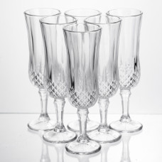 Набор бокалов для шампанского Vintage Crystal 6 штук по 160 мл Yiwu HP-34-72