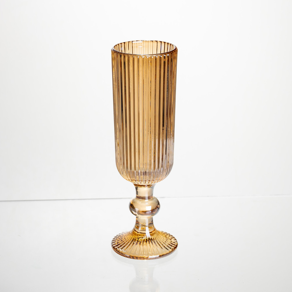 Зображення Набор бокалов для шампанского 6 штук 160 мл на ножке Коричневый Yiwu HP-19-200 ИМ Light-Deco 1 