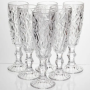 Зображення Набор бокалов для шампанского 6 штук 160 мл подарочные бокалы для шампанского на ножке фужеры для игристых вин HP-19-164 ИМ Light-Deco 