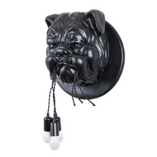 Настінний світильник декоративний Бра Light House LS-19419-3 BK собака чорний