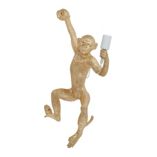 Настінний декоративний світильник Бра мавпочка Light House LS-18082DL GD лівий колір золото